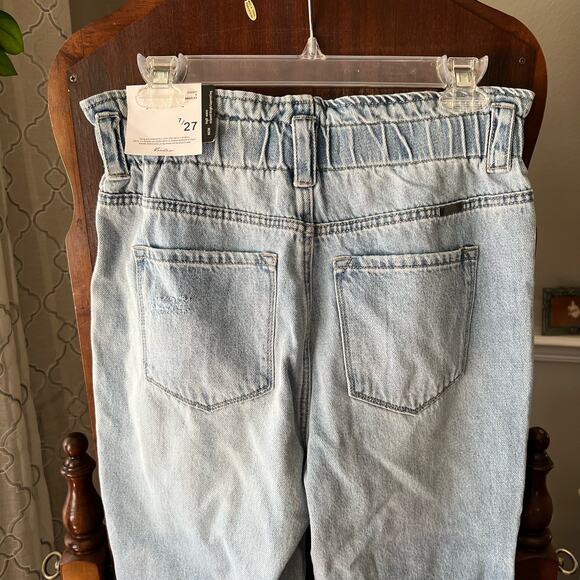 Kancan Bronte Ultra High Rise Paperbag Mom Jeans size 27 - Picture 5 of 11